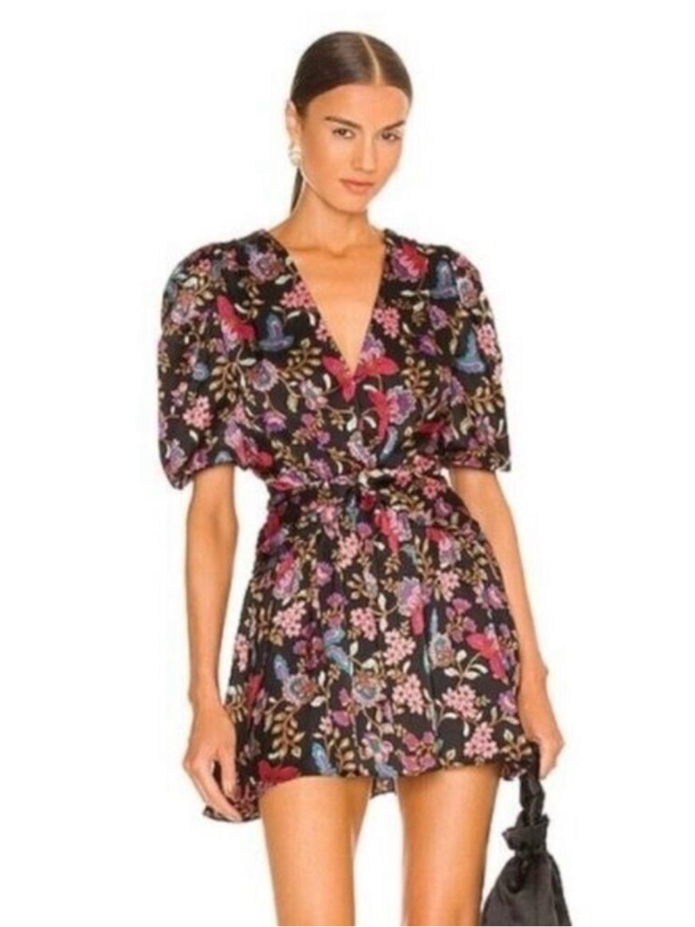 MISA Los Angeles Narcissa Gemstone Floral Mini Dress Size S - Picture 4 of 10